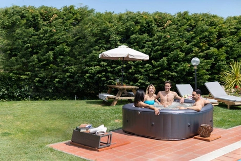 Dmuchane spa ogrodowe MSpa OTIUM 6-osobowe + bicze wodne