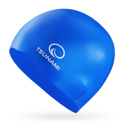 Czepek na basen unisex TSUNAMI PRO niebieski