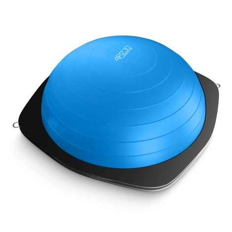 Półpiłka do balansowania równoważna z linkami niebieska