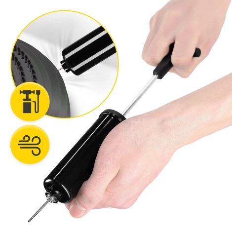 Poduszka sensomotoryczna MED+ 33 cm czarna