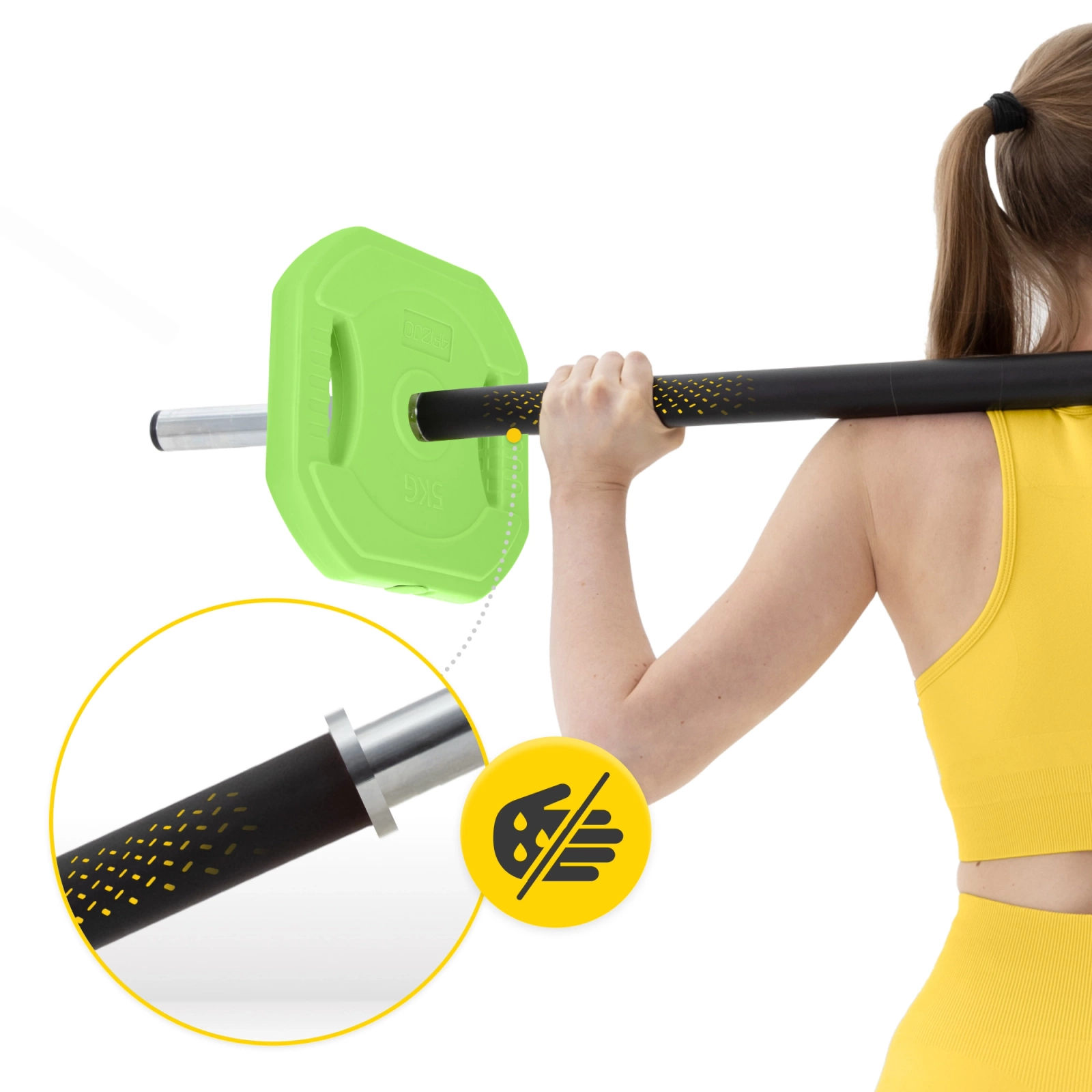 sztanga gryf prosty bodypump skladana 20 kg
