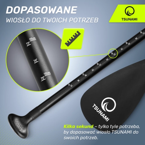 Wiosło składane regulowane TSUNAMI