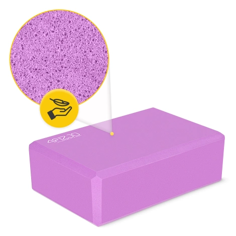 Kostka piankowa do jogi różowa