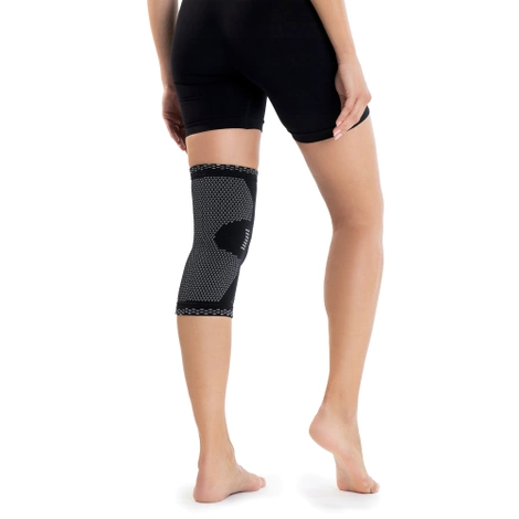 Elastyczna opaska na kolano XL szara