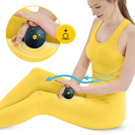 Piłeczka do masażu EPP 8 cm niebieska