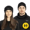 Czapka termiczna unisex - elastyczna, czarna