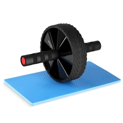 Kółko do ćwiczeń mięśni brzucha AB WHEEL PRO czerwone