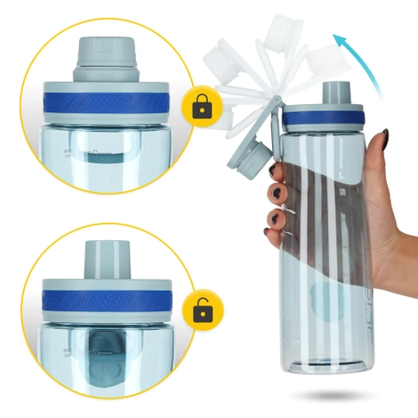 Butelka sportowa na wodę 850 ml niebieska