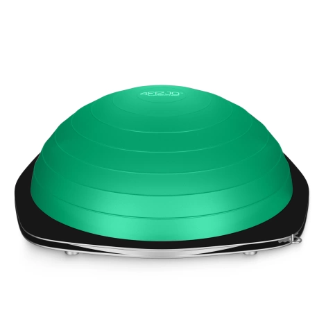 Półpiłka do balansowania równoważna z linkami zielona