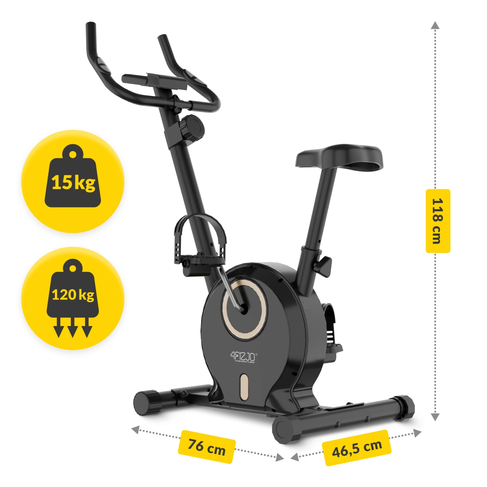 Składany rower stacjonarny magnetyczny MY-FIT