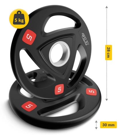 Obciążenie olimpijskie 2 x 5 kg
