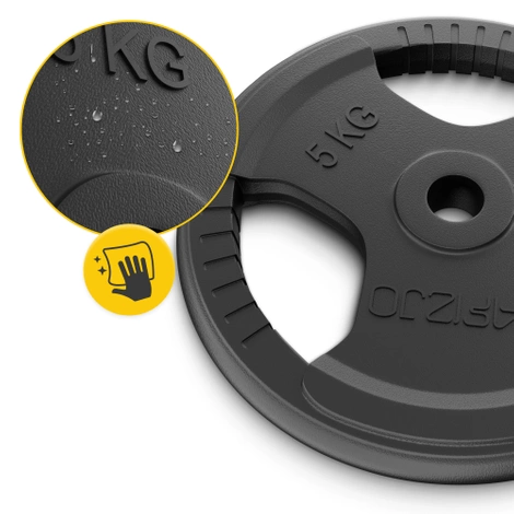 Zestaw kulturystyczny żeliwny 40 kg + gryf prosty 180 cm