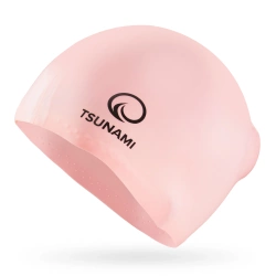 Czepek na basen unisex TSUNAMI różowy