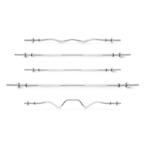 Zestaw 5 gryfów - prosty, lekki i mocno łamany