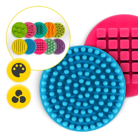 Dyski sensoryczne dla dzieci do zabawy 10 cm zestaw 10 sztuk