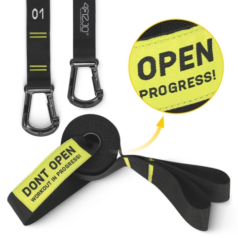 Kółka gimnastyczne do podciągania żółte