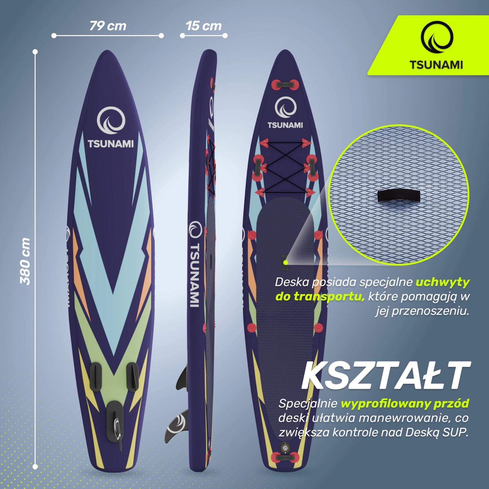 deska sup tsunami paddle board