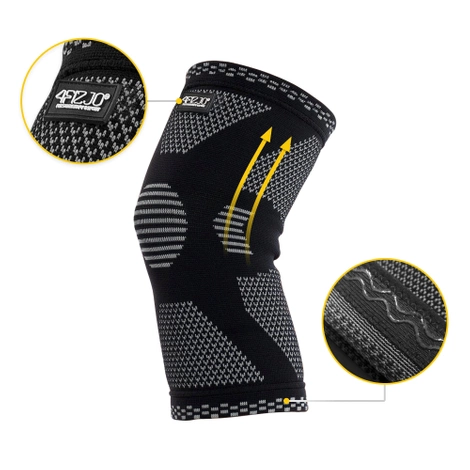 Elastyczna opaska na kolano XXL szara