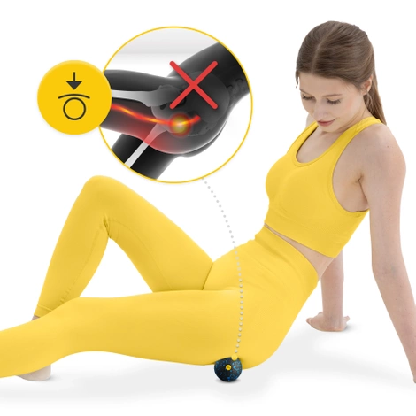 Piłeczka do masażu EPP 8 cm niebieska