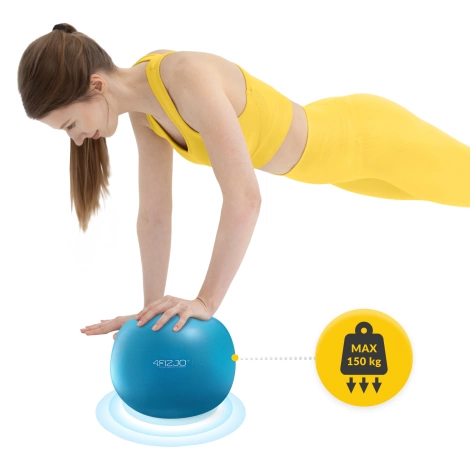 Piłka do pilatesu i rehabilitacji 22 cm niebieska