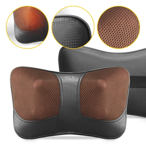 Poduszka masująca SHIATSU ULTRA+ brązowa