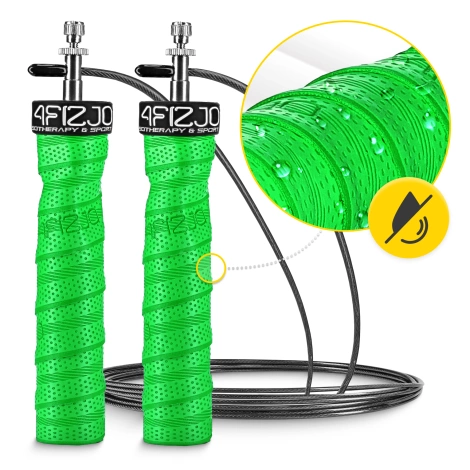 Skakanka bokserska z obciążeniem 3 m zielona