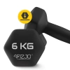 Hantelki żeliwne do ćwiczeń Classic 2 x 6 kg
