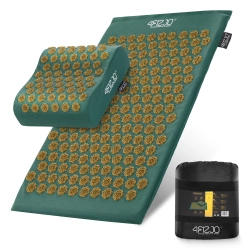 ERGO Mata do akupresury z poduszką zielona