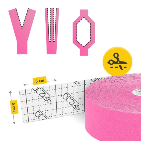 Taśma do kinesiotapingu 5 cm x 31 m