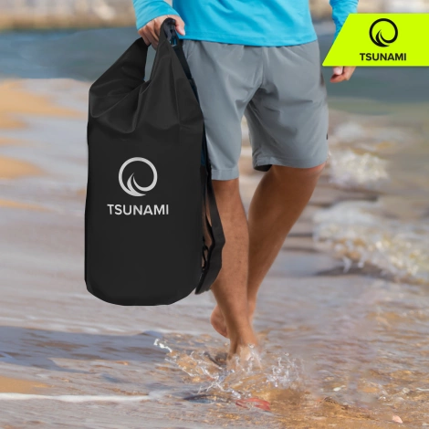 Worek wodoodporny 30 litrów TSUNAMI czarny