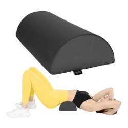 Półwałek do rehabilitacji i masażu czarny