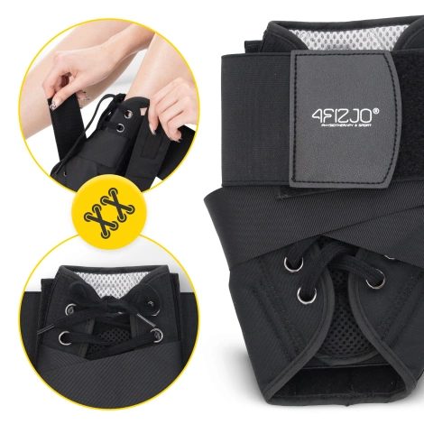 Orteza stawu skokowego ze sznurowadłami