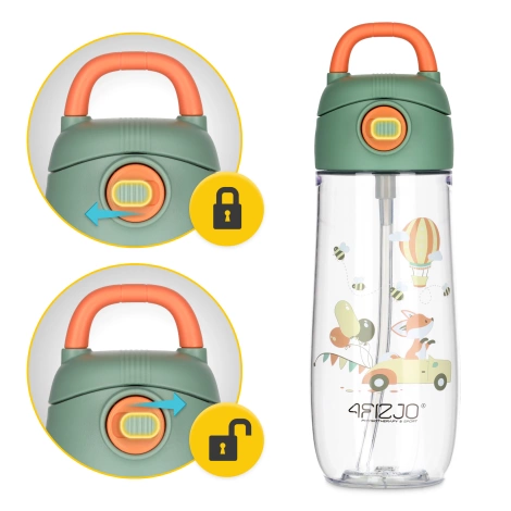 Butelka na wodę dla dzieci BALONY 550 ml