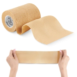 Bandaż kohezyjny samoprzylepny 4,5 m × 10 cm beżowy