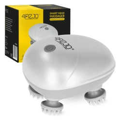 Elektryczny masażer do głowy wodoodporny biały