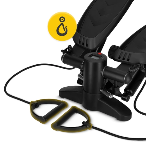 Stepper z ekspanderami czarny