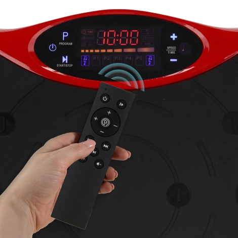 Platforma wibracyjna do ćwiczeń ULTRA+ czerwona