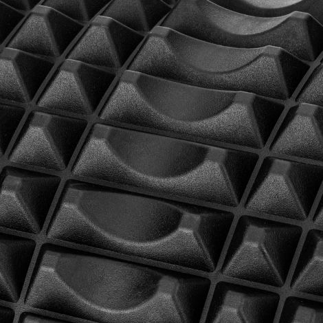 Przyrząd do rozciągania pleców czarno-szary