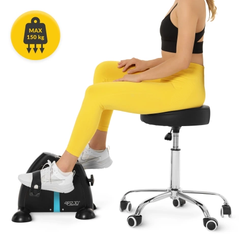 Taboret obrotowy do masażu PURE czarny