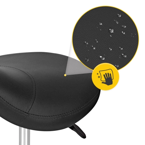 Taboret obrotowy siodło do masażu ERGO czarny