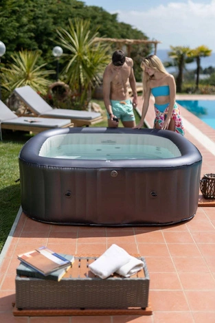 Dmuchane spa ogrodowe MSpa OTIUM 6-osobowe + bicze wodne