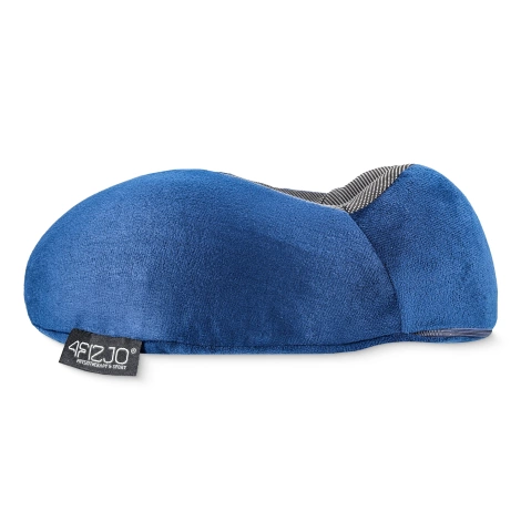 Poduszka podróżna rogal do spania granatowa