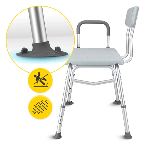 Taboret pod prysznic szeroki