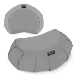 Poduszka do medytacji ZAFU półksiężyc szara