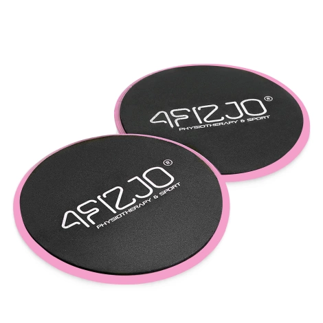 Dyski poślizgowe do ćwiczeń SLIDE 2 szt. różowe