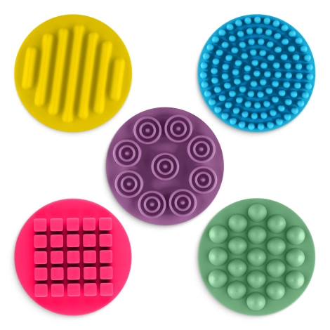 Dyski sensoryczne dla dzieci do zabawy 10 cm zestaw 10 sztuk