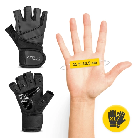 Rękawiczki treningowe z usztywnieniem nadgarstka PRO XL