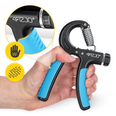 Ściskacz do rąk regulowany niebieski