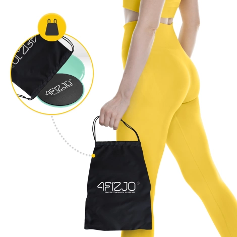 Dyski poślizgowe do ćwiczeń SLIDE 2 szt. zielone