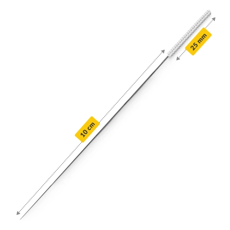 Igły do akupunktury z prowadnicą 100 szt. 0,3 x 100 mm